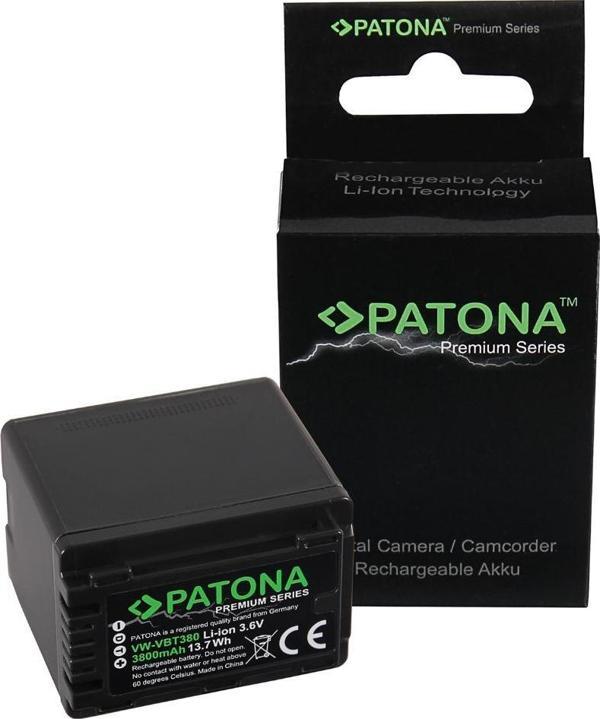 Patona 1257 Premium Panasonic VW-VBT380 HC-V750EB W580 V550EB - Image 1
