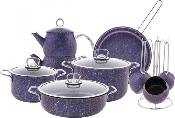 Karaca Biogranit Steel Plus Çeyiz Seti Mor - Image 1