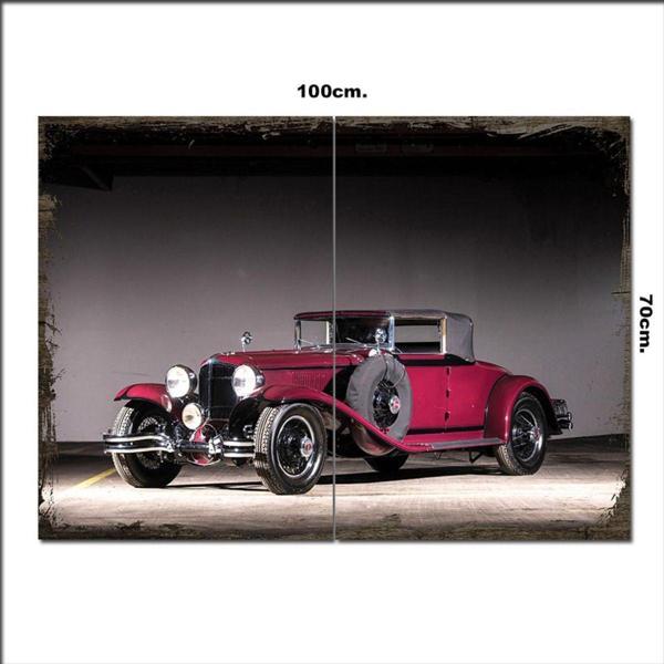 Bedeko Ahşap Tablo 1931 Cord L-29 Kılasik Otomobil 70*100Cm - Image 1