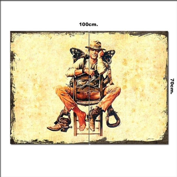 Bedeko Ahşap Tablo Benim Adım Hiçkimse 70*100Cm - Image 1