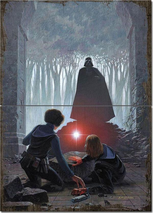 Bedeko Ahşap Tablo Darth Vader Hediyelik Mdf Tablo - Image 1