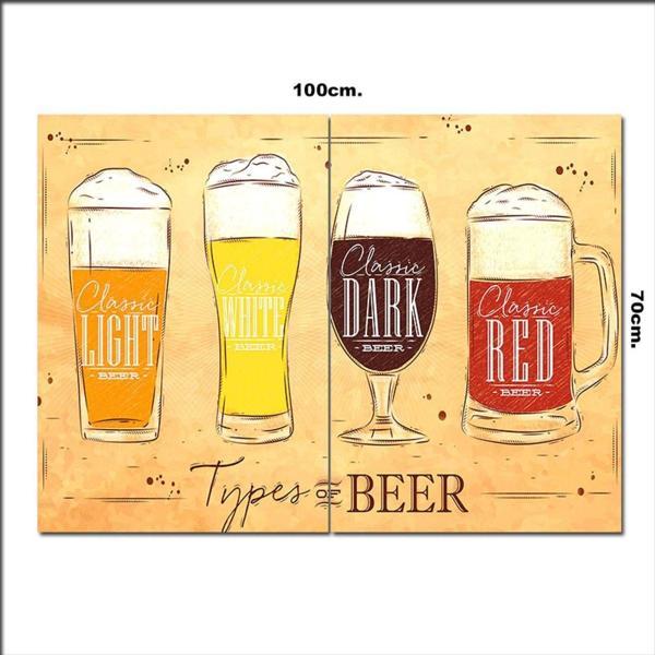 Bedeko Ahşap Tablo Bira Temalı Poster 70*100Cm - Image 1