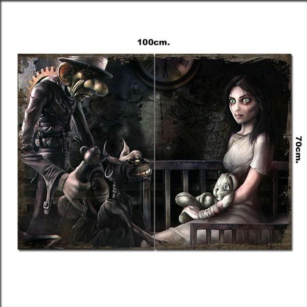 Bedeko Ahşap Tablo American Mcgee'S Alice 70*100Cm - Image 1
