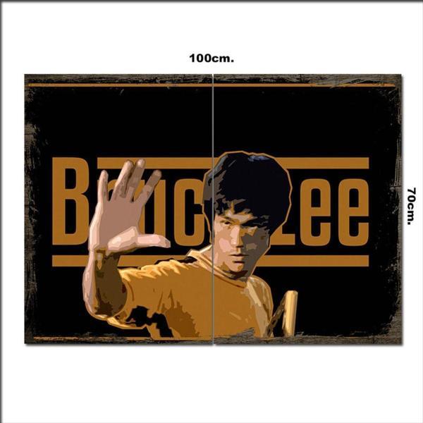 Bedeko Ahşap Tablo Bruce Lee 70*100Cm - Image 1