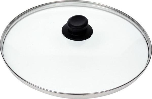 SüpürgeMarket Tüm Tencerelere Uygun Kaliteli Kulplu Cam Kapak 32 cm - Image 1