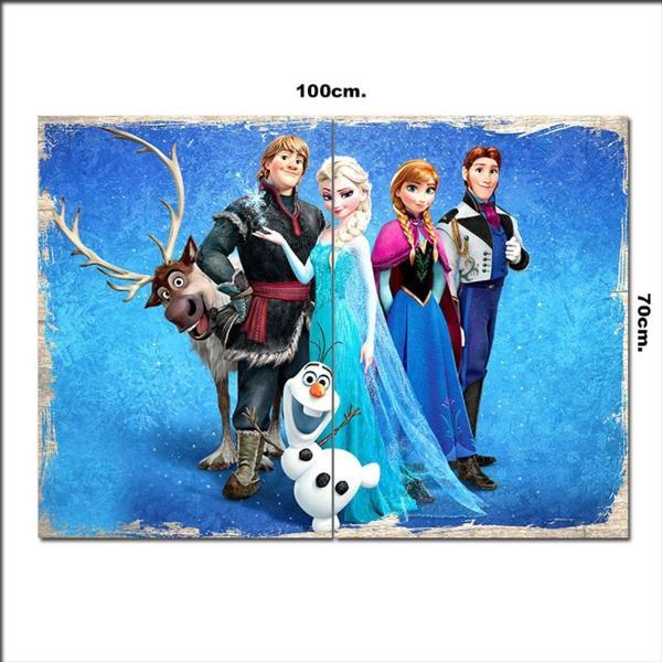 Bedeko Ahşap Tablo Disney Karlar Ülkesi 70*100Cm - Image 1