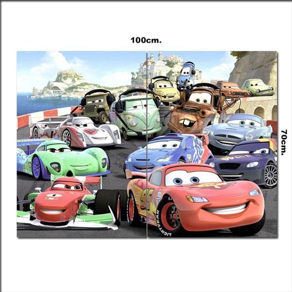 Bedeko Ahşap Tablo Arabalar Mc Queen 70*100Cm - Image 1