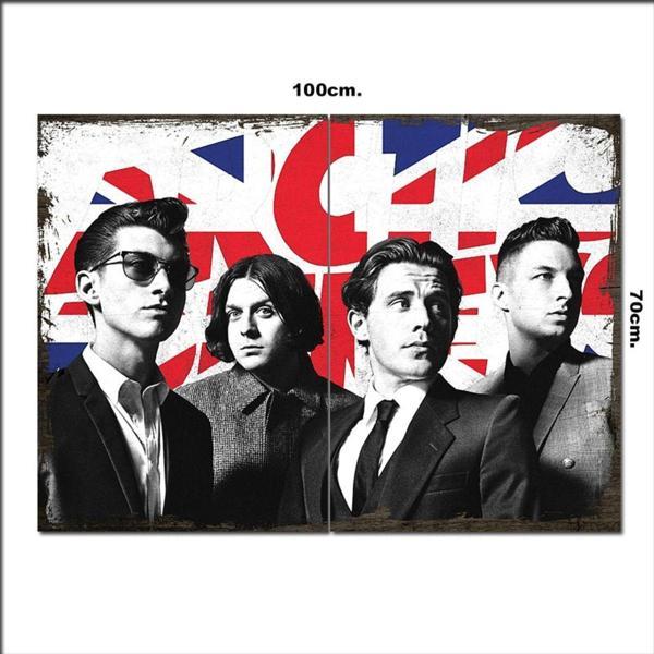 Bedeko Ahşap Tablo Arctic Monkeys Görseli 70*100Cm - Image 1