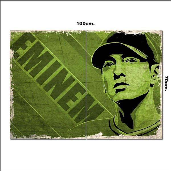 Bedeko Ahşap Tablo Eminem Poster 70*100Cm - Image 1