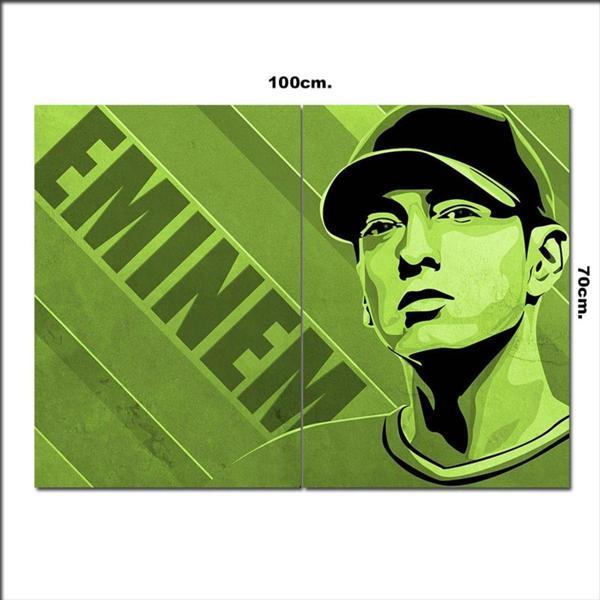 Bedeko Ahşap Tablo Eminem Poster Görseli 70*100Cm - Image 1