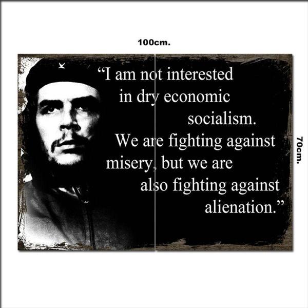 Bedeko Ahşap Tablo Ernesto Che Guevara 70*100Cm - Image 1