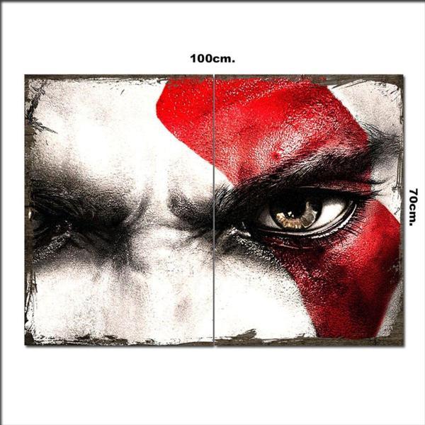 Bedeko Ahşap Tablo God Of War 70*100Cm - Image 1