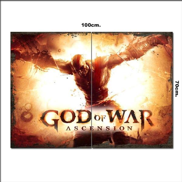 Bedeko Ahşap Tablo God Of War Tarz 70*100Cm - Image 1