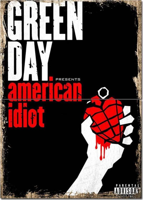 Bedeko Ahşap Tablo Green Day Hediyelik Ahşap Tablo - Image 1