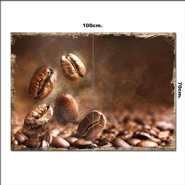 Bedeko Ahşap Tablo Kahve Taneleri 70*100Cm - Image 1