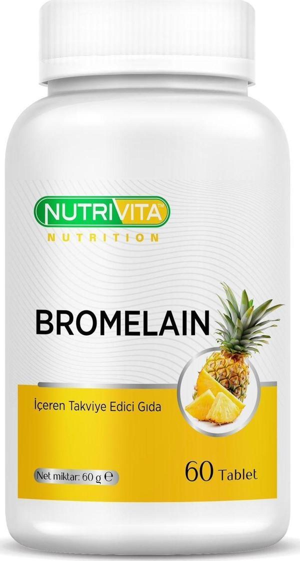 Nutrivita Nutrition Bromelain 60 Tablet - Image 1