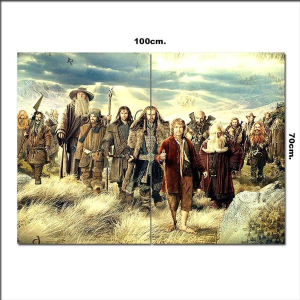 Bedeko Ahşap Tablo Hobbitler 70*100Cm - Image 1
