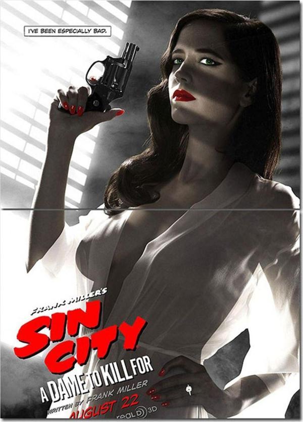 Bedeko Ahşap Tablo Eva Green Cazibesi Afiş Görseli Modern Ahşap Tablo - Image 1