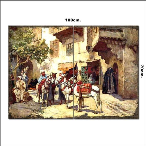 Bedeko Ahşap Tablo Evliya Çelebi 70*100Cm - Image 1
