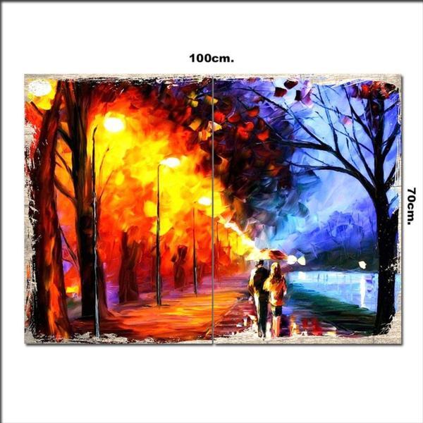 Bedeko Ahşap Tablo Kasımda Aşk 70*100Cm - Image 1