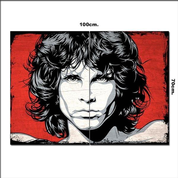 Bedeko Ahşap Tablo Jim Morrison Baskılı 70*100Cm - Image 1