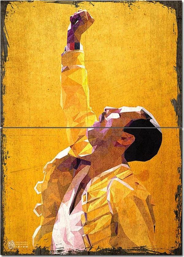 Bedeko Ahşap Tablo Freddie Mercury Queen Hediyelik Mdf Tablo - Image 1