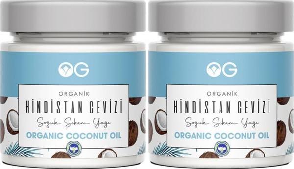 2'li Organik Hindistan Cevizi Yağı 170 Gr - Image 1