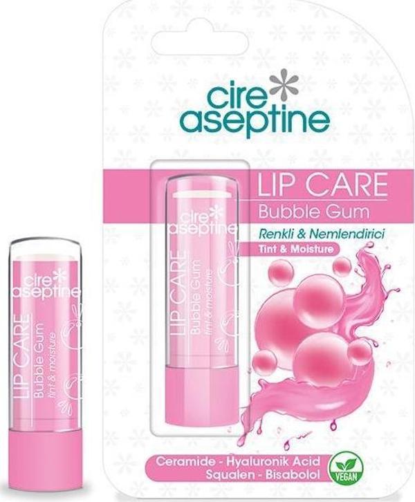 Cire Aseptine Lip Care Bubble Gum Renkli Dudak Bakım Kremi 4,5 G - Image 1