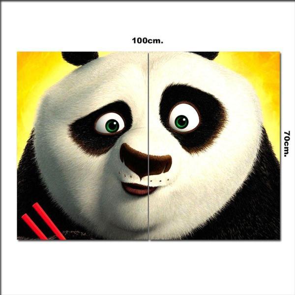 Bedeko Ahşap Tablo Kung Fu Panda 70*100Cm - Image 1