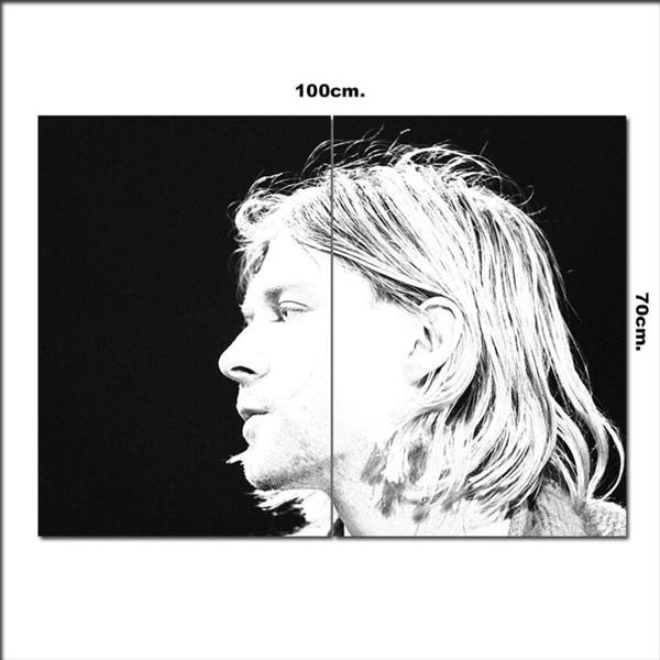Bedeko Ahşap Tablo Kurt Cobain Nirvana 70*100Cm - Image 1