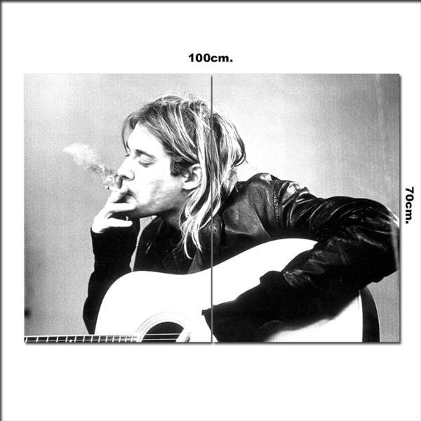 Bedeko Ahşap Tablo Kurt Cobain Nirvana 70*100Cm - Image 1