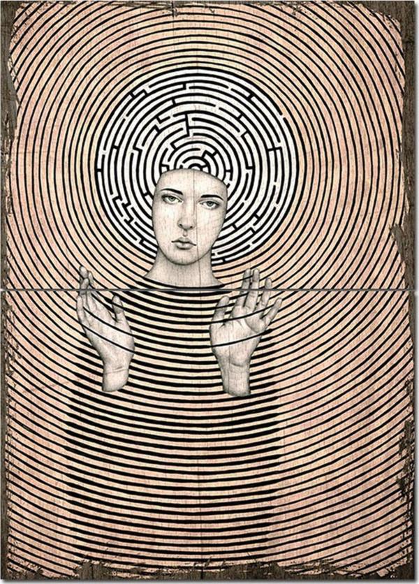 Bedeko Ahşap Tablo Modern Sanat Mdf Tablo - Image 1