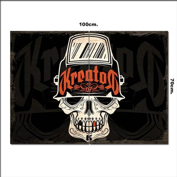 Bedeko Ahşap Tablo Kreator Baskılı 70*100Cm - Image 1