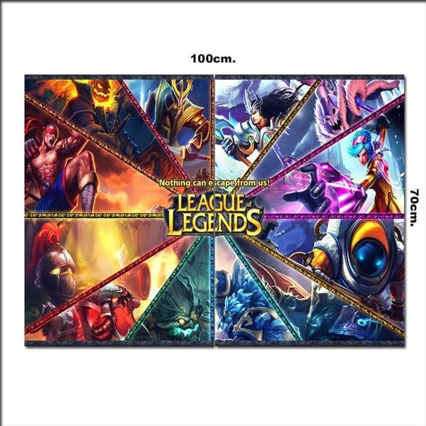 Bedeko Ahşap Tablo League Of Legemds Afiş 70*100Cm - Image 1