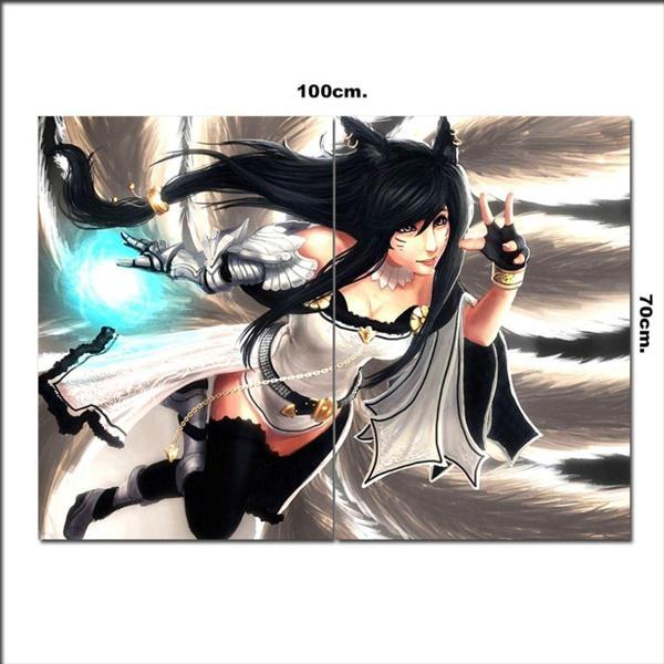 Bedeko Ahşap Tablo League Of Legends Awesome Ahri 70*100Cm - Image 1
