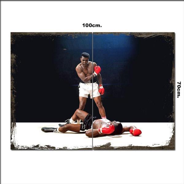 Bedeko Ahşap Tablo Muhammad Ali 70*100Cm - Image 1