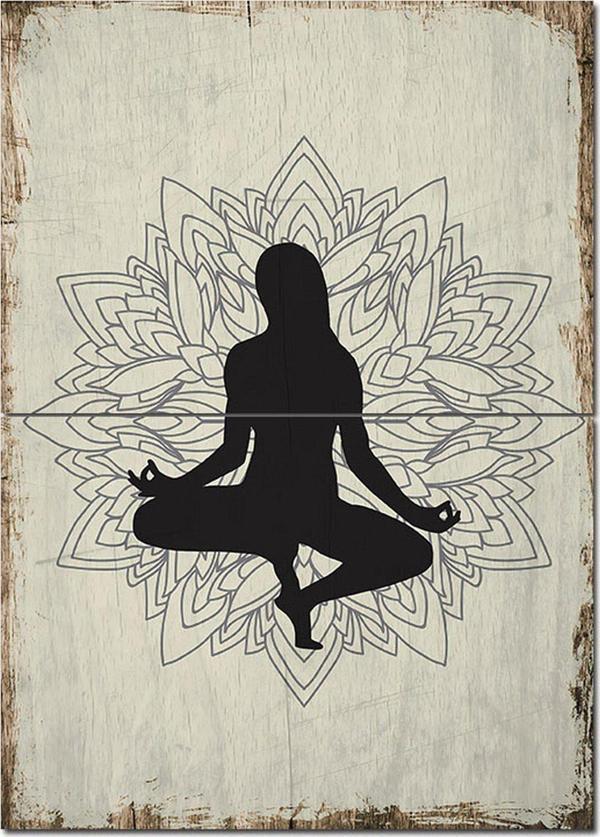 Bedeko Namaste Yoga Tasarım Mdf Tablo 70Cmx 100Cm - Image 1