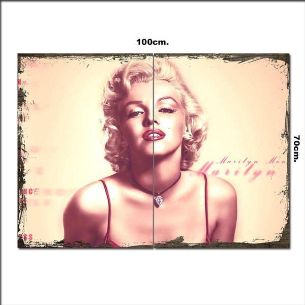 Bedeko Ahşap Tablo Marilyn Monroe 70*100Cm - Image 1