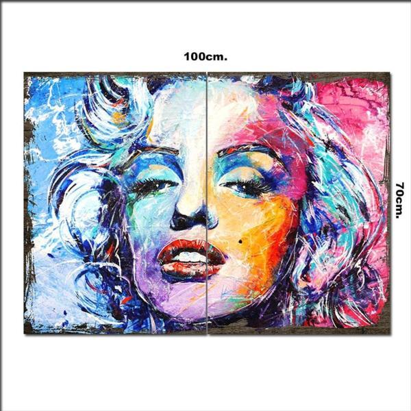 Bedeko Ahşap Tablo Marilyn Monroe 70*100Cm - Image 1