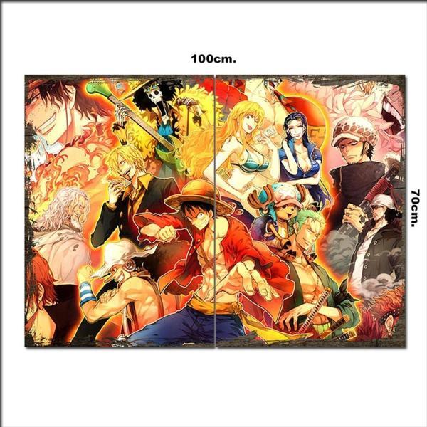 Bedeko Ahşap Tablo One Piece Of Luffy 70*100Cm - Image 1
