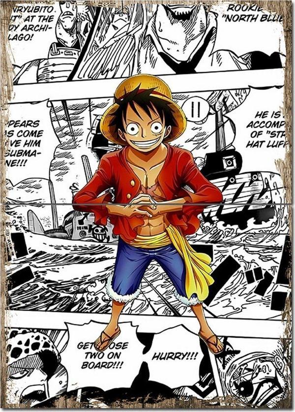 Bedeko One Piece Of Luffy Dekoratif Mdf Tablo 70Cmx 100Cm - Image 1