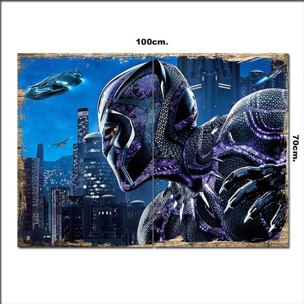 Bedeko Ahşap Tablo Marvel Çizgi Roman 70*100Cm - Image 1