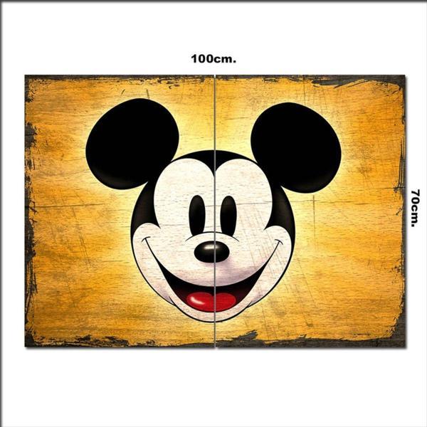 Bedeko Ahşap Tablo Mickey Mouse Şekilli 70*100Cm - Image 1