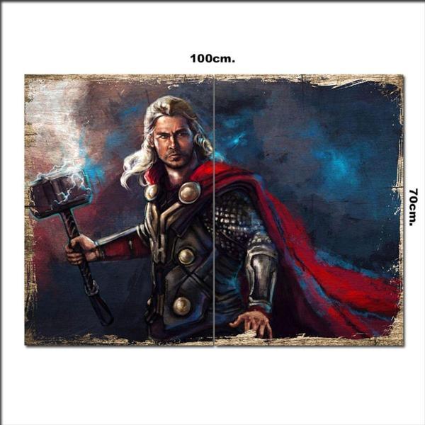 Bedeko Ahşap Tablo Thor 70*100Cm - Image 1