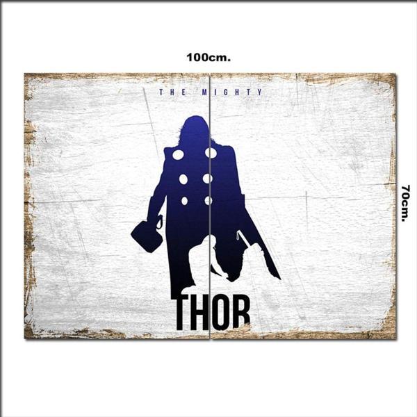 Bedeko Ahşap Tablo Thor 70*100Cm - Image 1