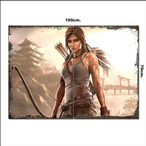 Bedeko Ahşap Tablo Tomb Raider 70*100Cm - Image 1