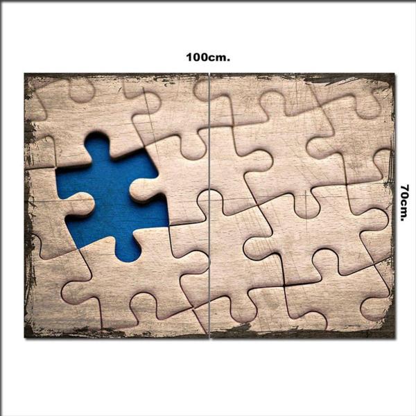 Bedeko Ahşap Tablo Puzzle Baskılı 70*100Cm - Image 1