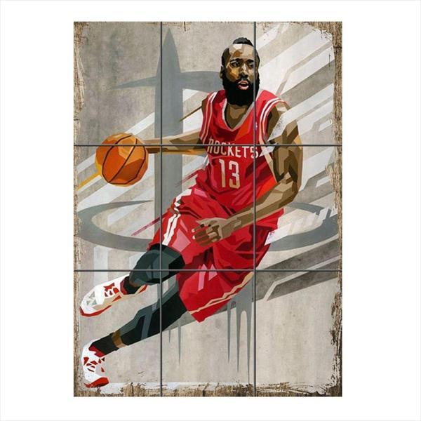 Bedeko Basketbol Rockets Temalı 9 Parça Puzzle Tablo - Image 1