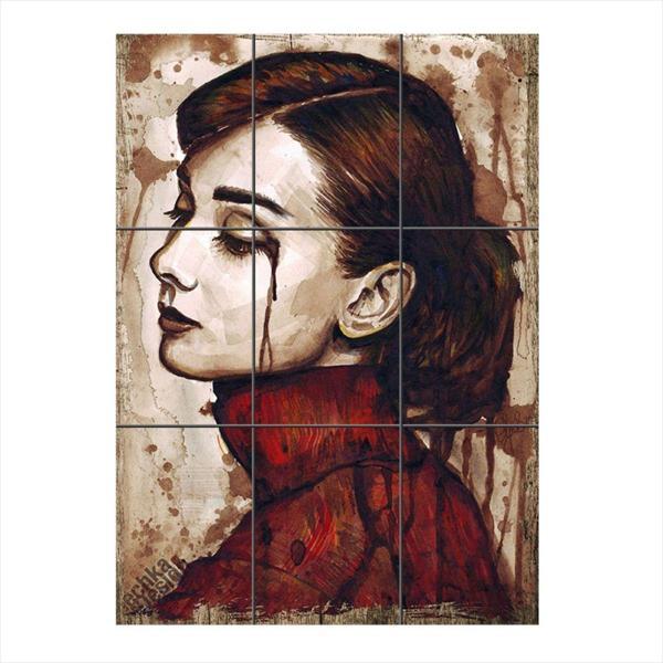 Bedeko Ağlayan Kadın Temalı Mdf 9 Parça Puzzle Tablo - Image 1