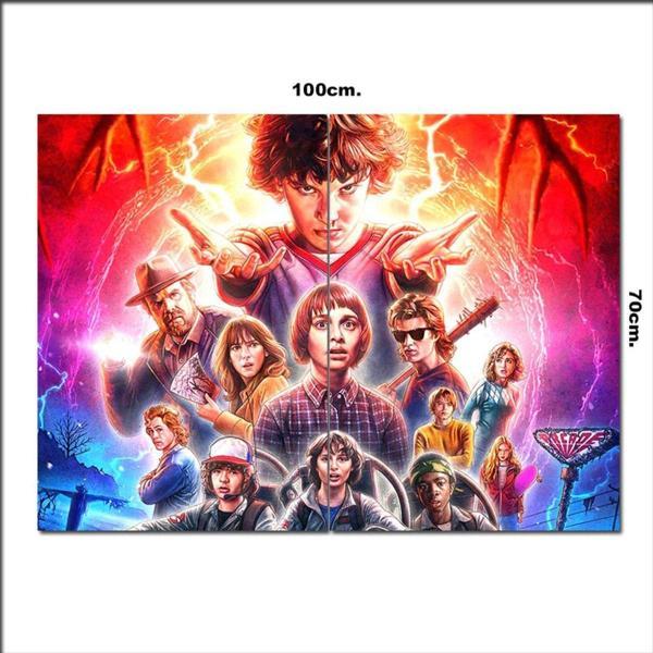 Bedeko Ahşap Tablo Stranger Things 70*100Cm - Image 1